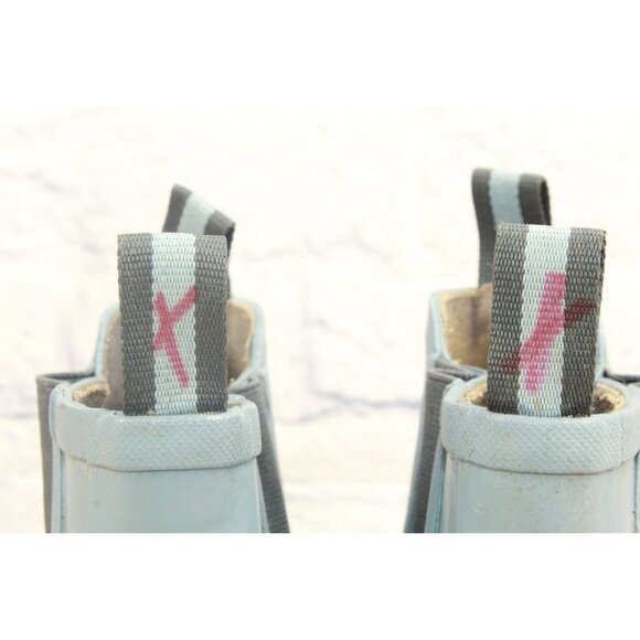 LL Bean Rugged Wellie Chelsea Boots Light Blue Size 9 M - Picture 7 of 10